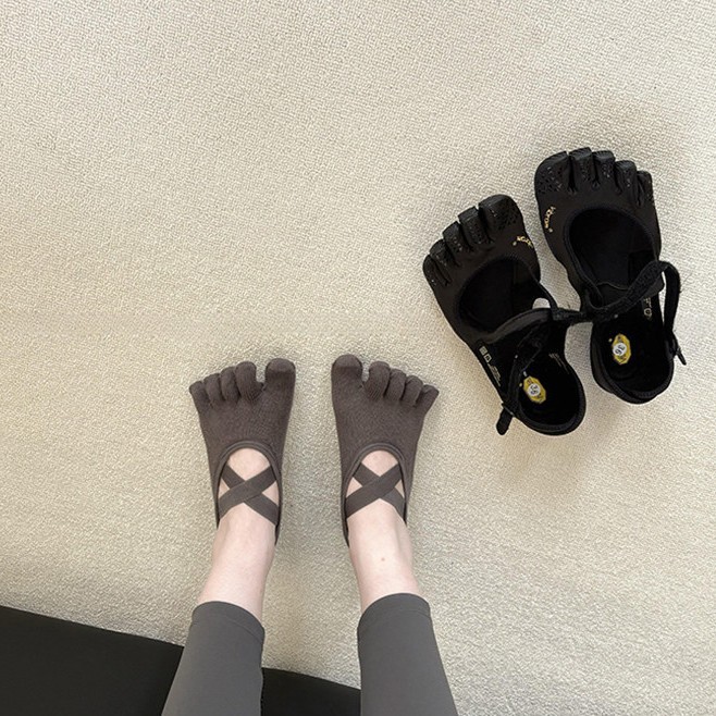 Medias Para Pilates Y Yoga - Meias de Yoga Femininas com Tiras