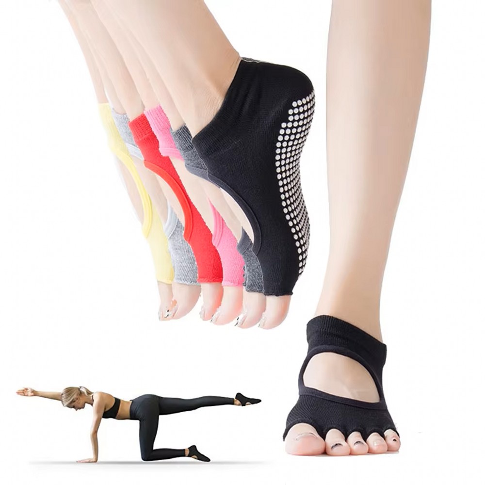 Medias Para Pilates Y Yoga - Meias de Yoga Sem Costas com