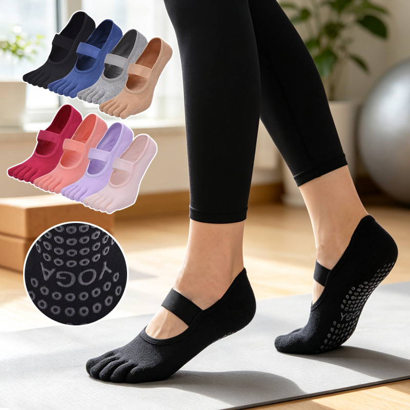 Meias de Pilates Antiderrapant - Medias Para Pilates Y Yoga avaliação e preço